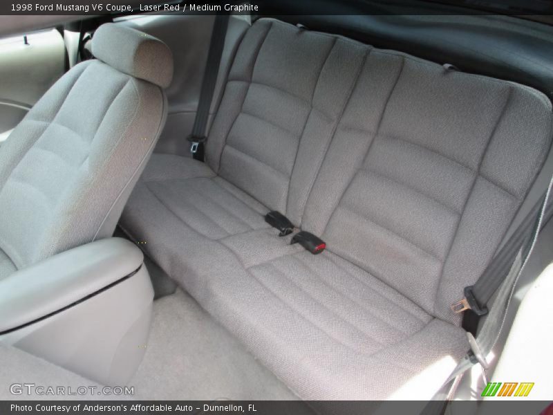 Laser Red / Medium Graphite 1998 Ford Mustang V6 Coupe