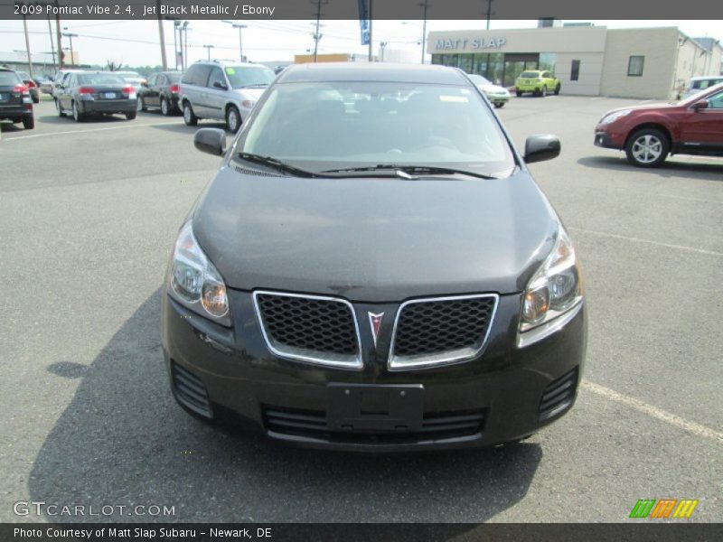 Jet Black Metallic / Ebony 2009 Pontiac Vibe 2.4