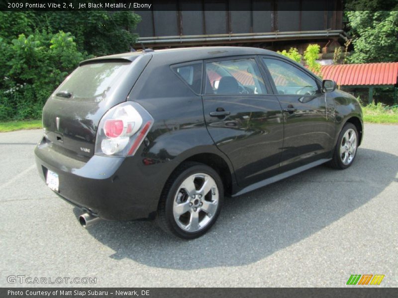 Jet Black Metallic / Ebony 2009 Pontiac Vibe 2.4