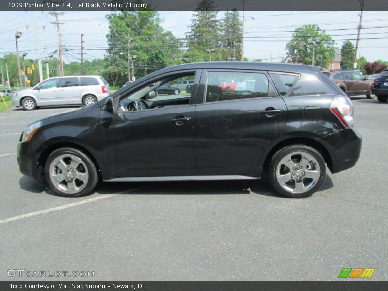Jet Black Metallic / Ebony 2009 Pontiac Vibe 2.4