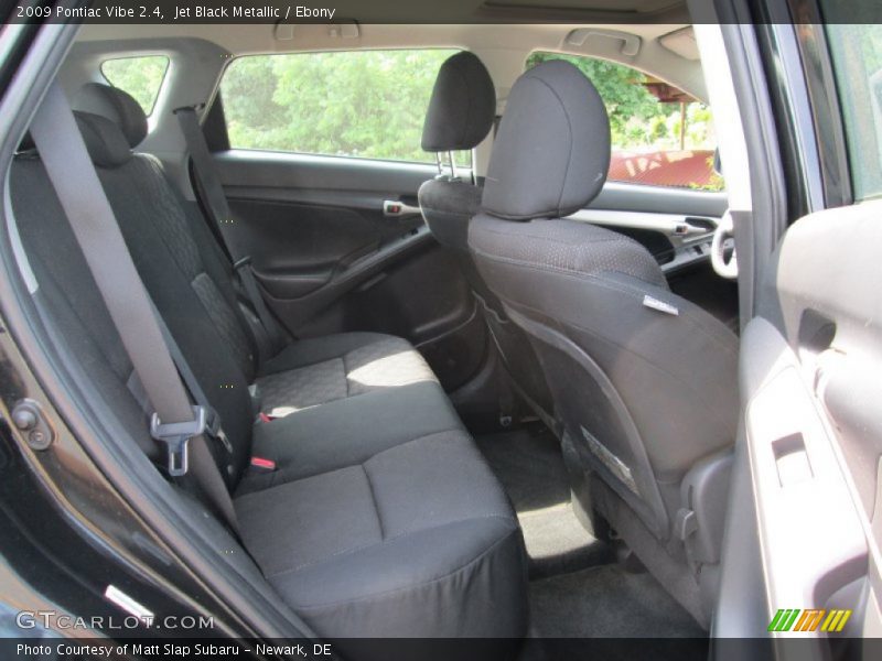 Jet Black Metallic / Ebony 2009 Pontiac Vibe 2.4