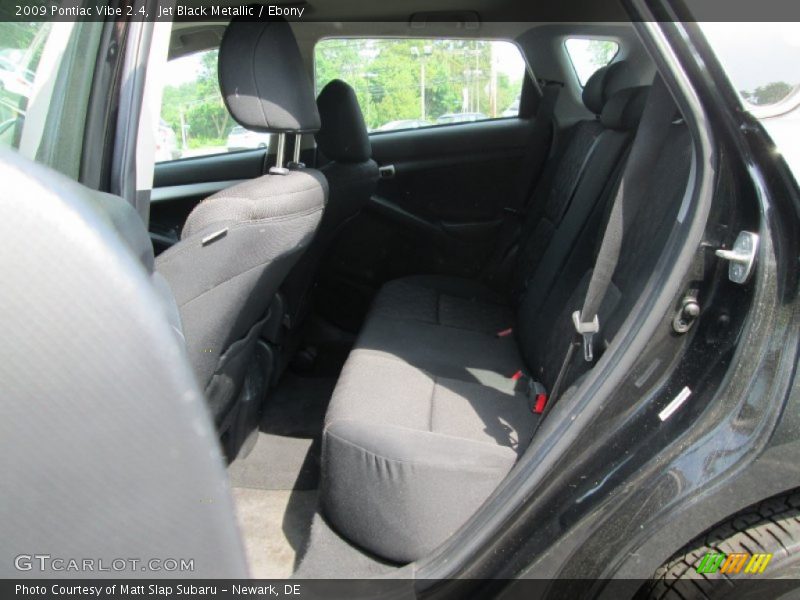 Jet Black Metallic / Ebony 2009 Pontiac Vibe 2.4