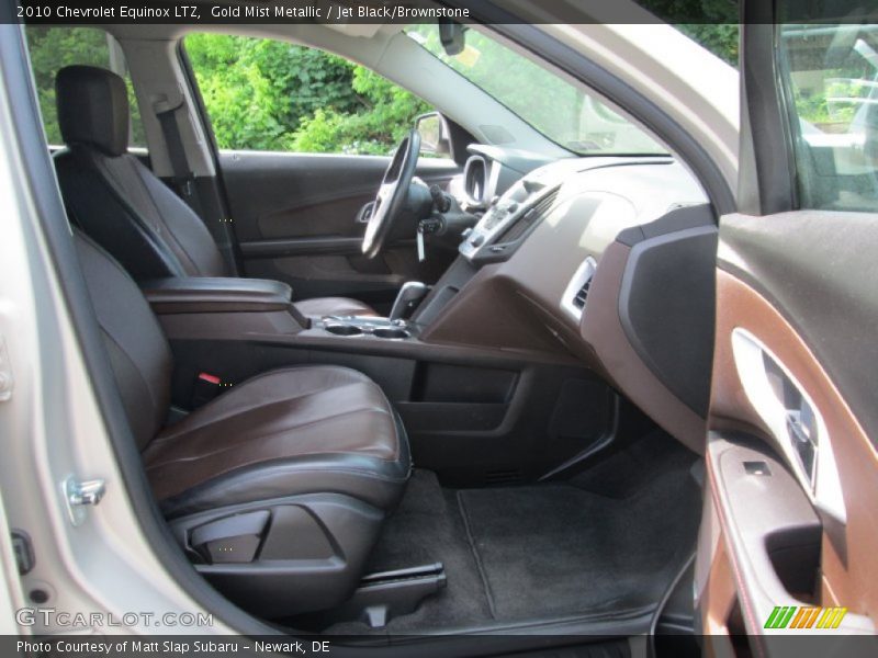 Gold Mist Metallic / Jet Black/Brownstone 2010 Chevrolet Equinox LTZ