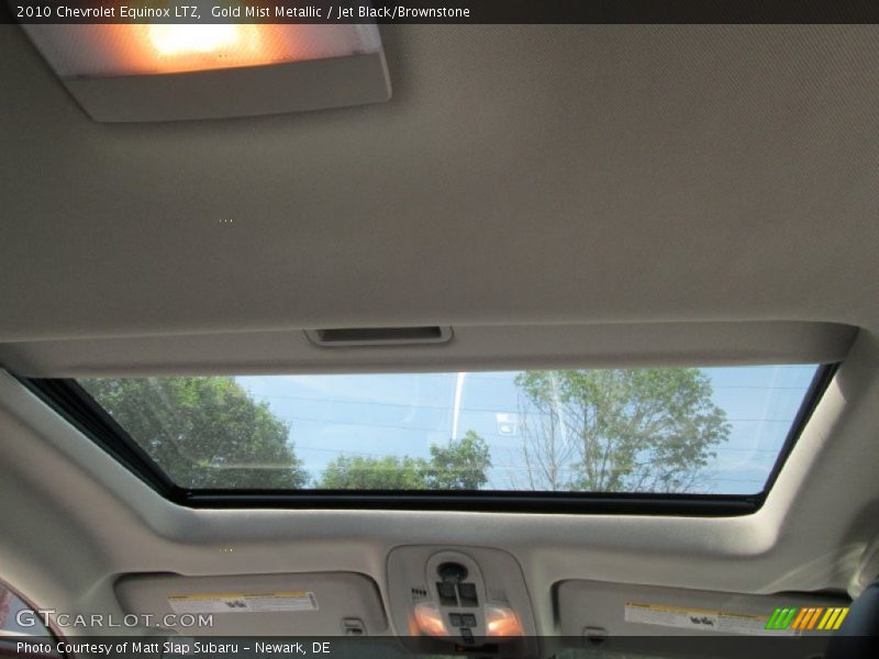Gold Mist Metallic / Jet Black/Brownstone 2010 Chevrolet Equinox LTZ