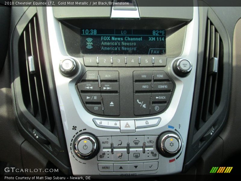 Gold Mist Metallic / Jet Black/Brownstone 2010 Chevrolet Equinox LTZ