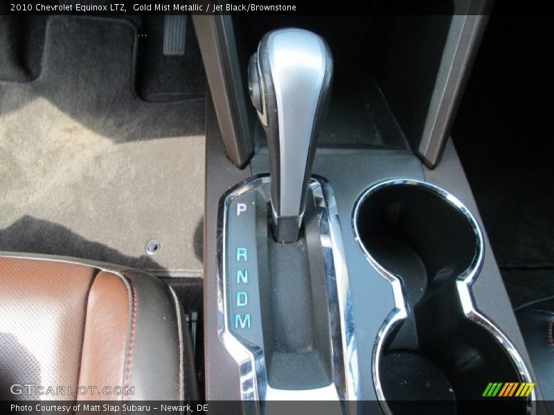 Gold Mist Metallic / Jet Black/Brownstone 2010 Chevrolet Equinox LTZ