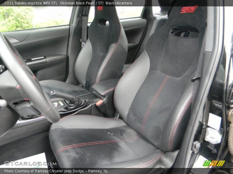 Front Seat of 2011 Impreza WRX STi