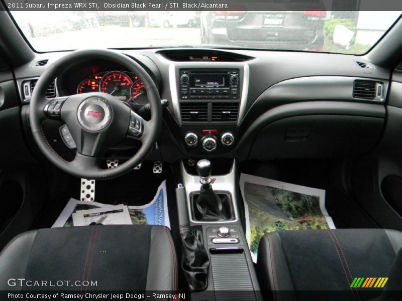 Dashboard of 2011 Impreza WRX STi
