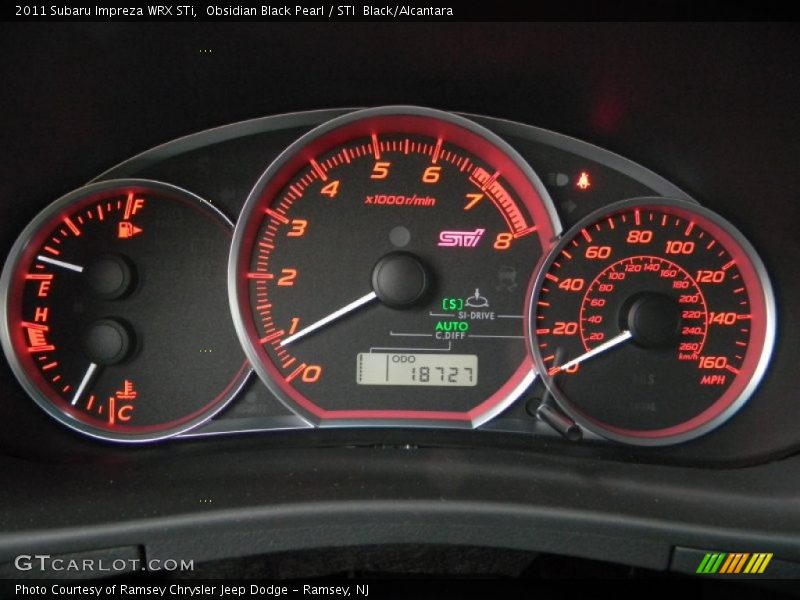  2011 Impreza WRX STi WRX STi Gauges