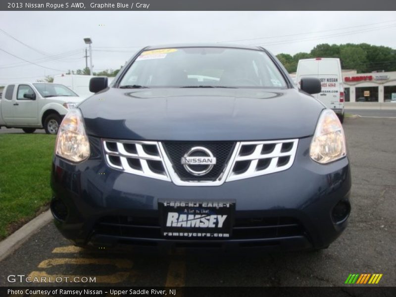 Graphite Blue / Gray 2013 Nissan Rogue S AWD