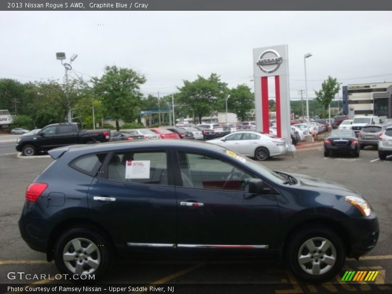 Graphite Blue / Gray 2013 Nissan Rogue S AWD