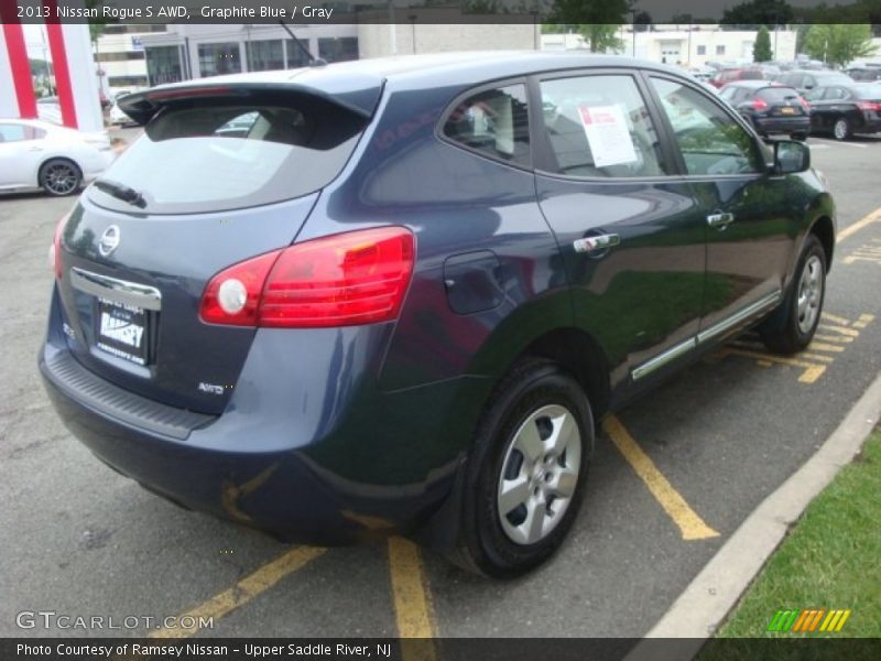Graphite Blue / Gray 2013 Nissan Rogue S AWD