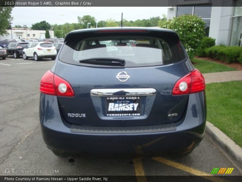 Graphite Blue / Gray 2013 Nissan Rogue S AWD