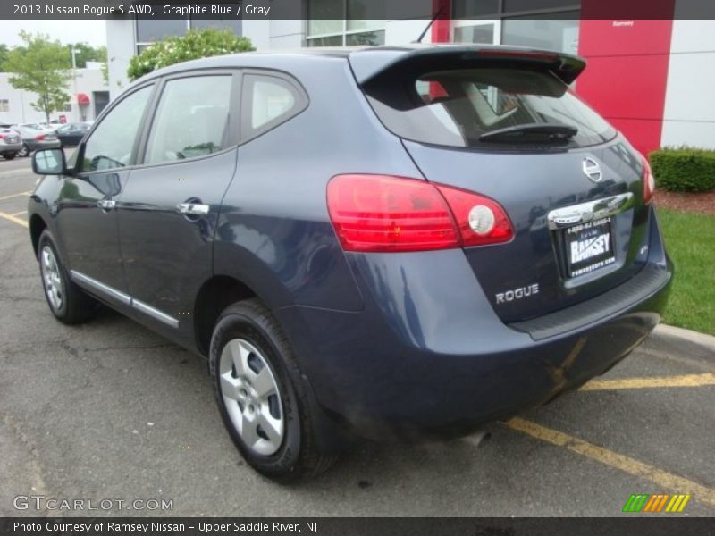 Graphite Blue / Gray 2013 Nissan Rogue S AWD