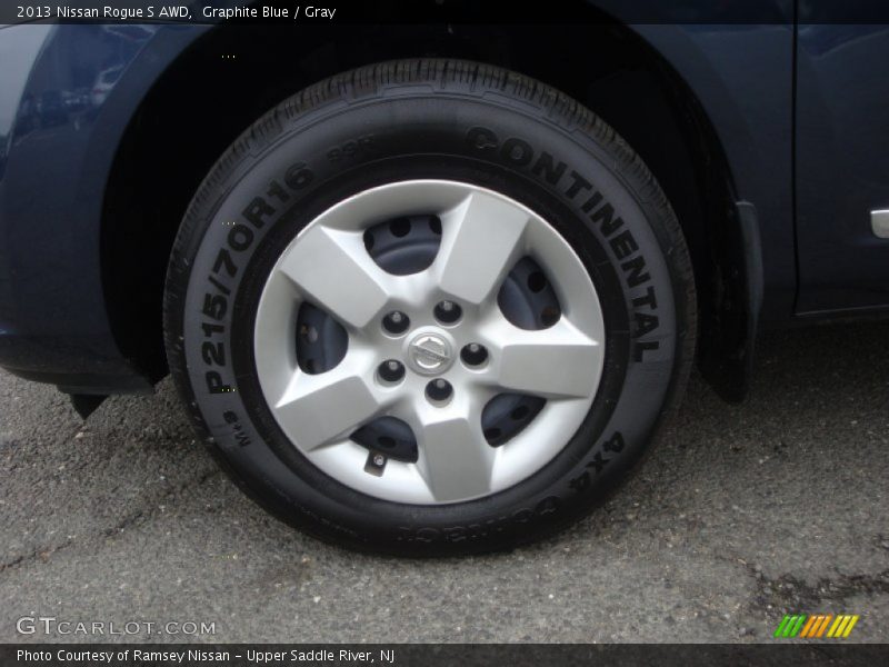 Graphite Blue / Gray 2013 Nissan Rogue S AWD