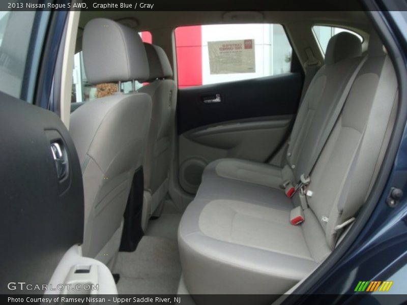 Graphite Blue / Gray 2013 Nissan Rogue S AWD