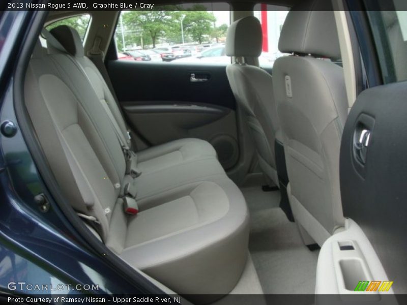Graphite Blue / Gray 2013 Nissan Rogue S AWD