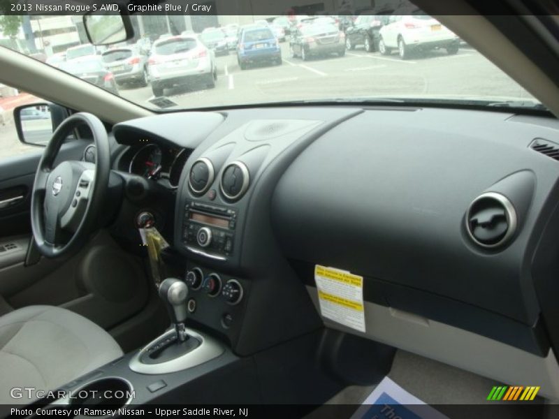Graphite Blue / Gray 2013 Nissan Rogue S AWD