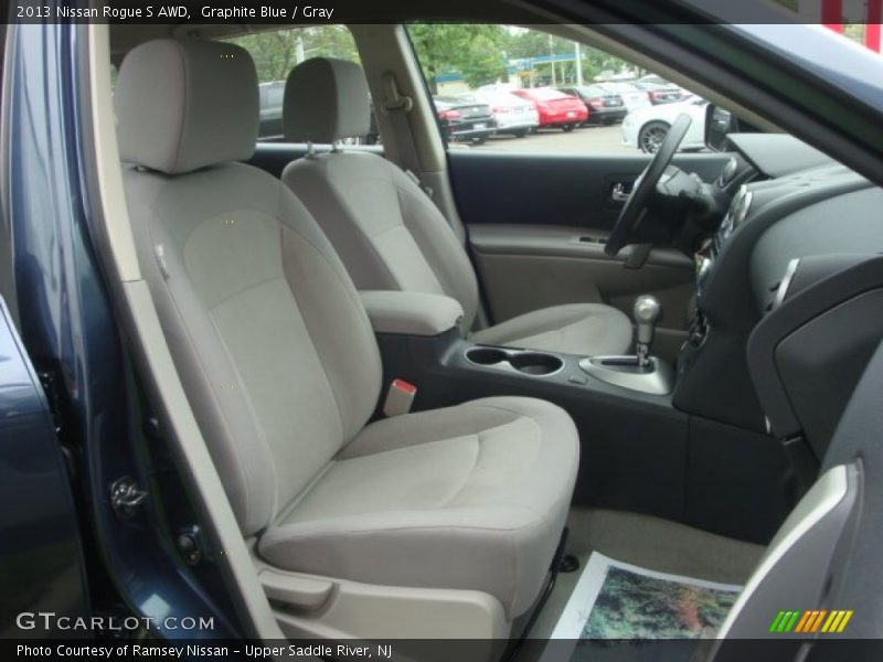Graphite Blue / Gray 2013 Nissan Rogue S AWD