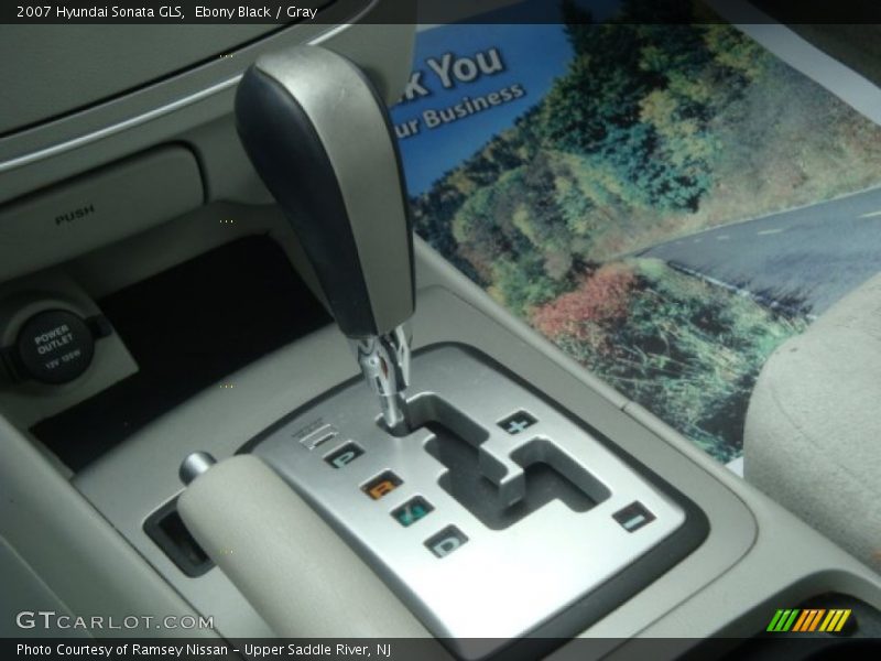 Ebony Black / Gray 2007 Hyundai Sonata GLS