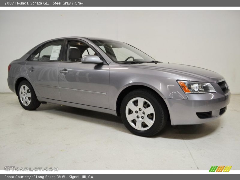 Steel Gray / Gray 2007 Hyundai Sonata GLS