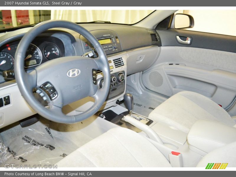 Steel Gray / Gray 2007 Hyundai Sonata GLS