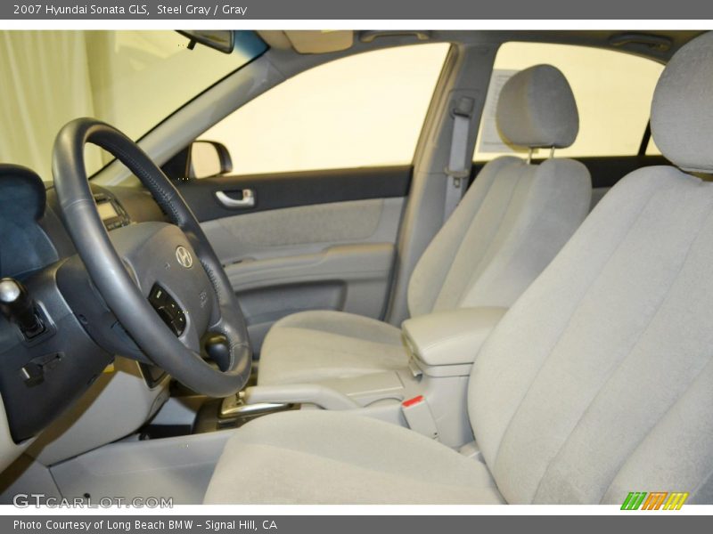 Steel Gray / Gray 2007 Hyundai Sonata GLS