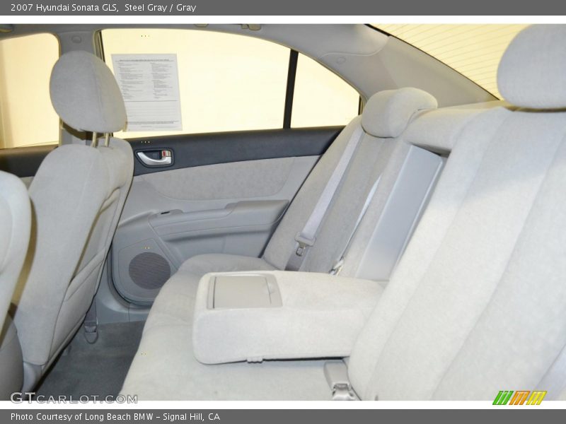 Steel Gray / Gray 2007 Hyundai Sonata GLS