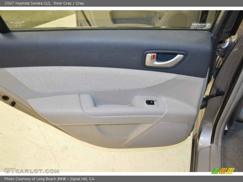 Steel Gray / Gray 2007 Hyundai Sonata GLS