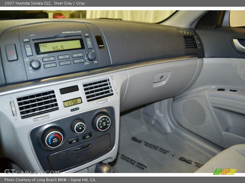 Steel Gray / Gray 2007 Hyundai Sonata GLS