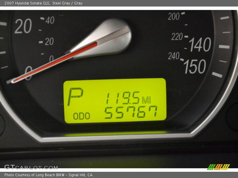 Steel Gray / Gray 2007 Hyundai Sonata GLS