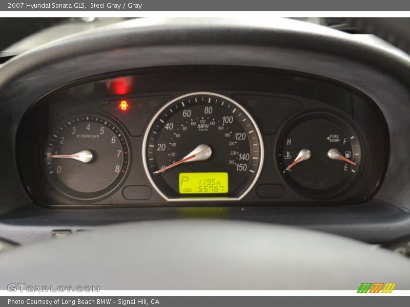 Steel Gray / Gray 2007 Hyundai Sonata GLS