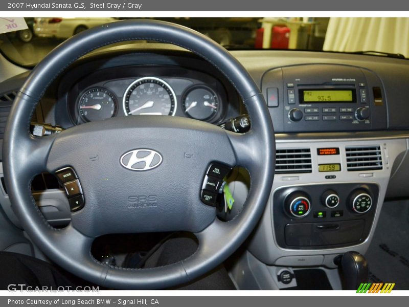 Steel Gray / Gray 2007 Hyundai Sonata GLS