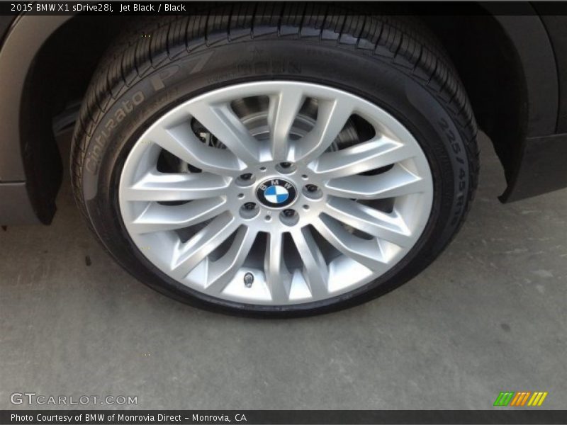 Jet Black / Black 2015 BMW X1 sDrive28i