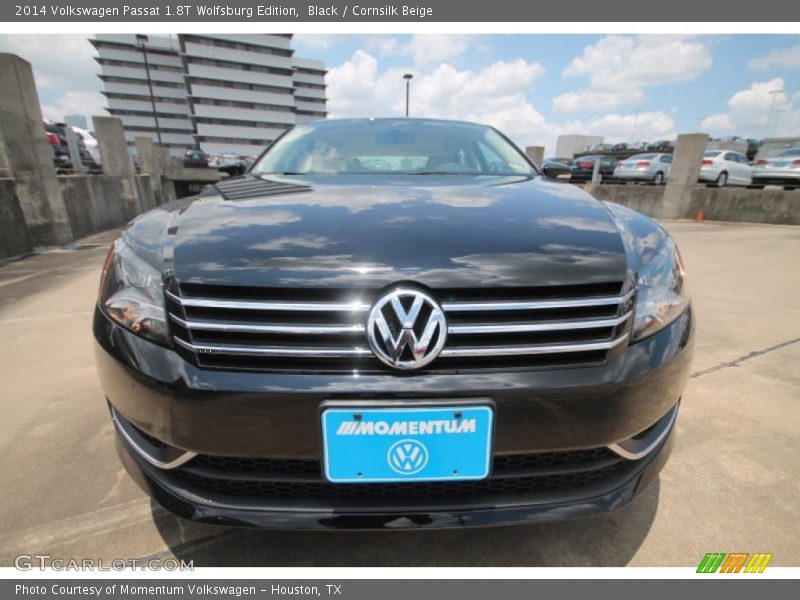 Black / Cornsilk Beige 2014 Volkswagen Passat 1.8T Wolfsburg Edition