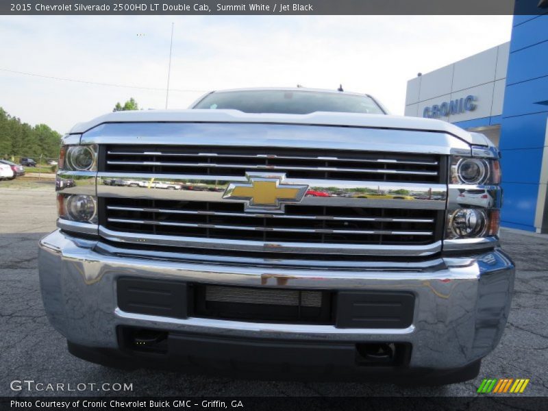 Summit White / Jet Black 2015 Chevrolet Silverado 2500HD LT Double Cab