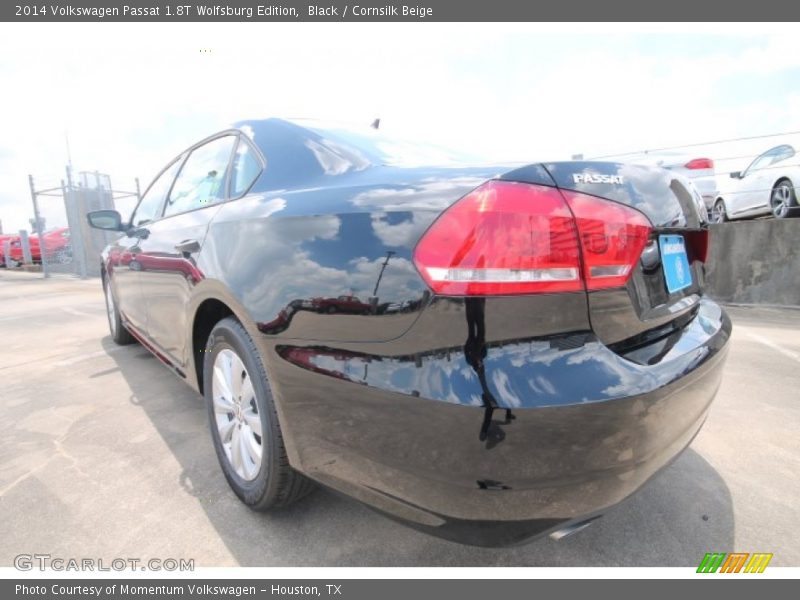Black / Cornsilk Beige 2014 Volkswagen Passat 1.8T Wolfsburg Edition