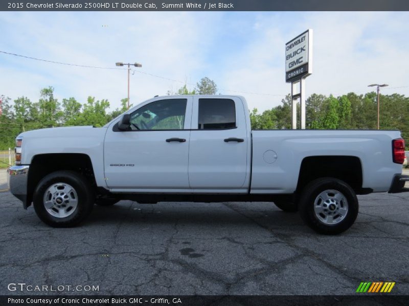 Summit White / Jet Black 2015 Chevrolet Silverado 2500HD LT Double Cab