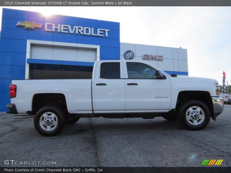 Summit White / Jet Black 2015 Chevrolet Silverado 2500HD LT Double Cab