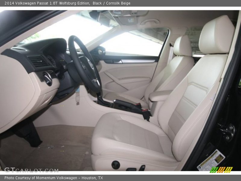 Black / Cornsilk Beige 2014 Volkswagen Passat 1.8T Wolfsburg Edition