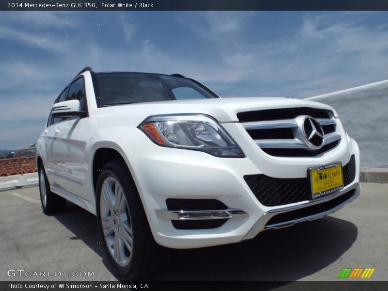 Polar White / Black 2014 Mercedes-Benz GLK 350