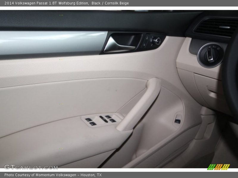 Black / Cornsilk Beige 2014 Volkswagen Passat 1.8T Wolfsburg Edition