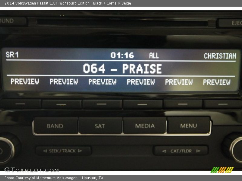 Black / Cornsilk Beige 2014 Volkswagen Passat 1.8T Wolfsburg Edition