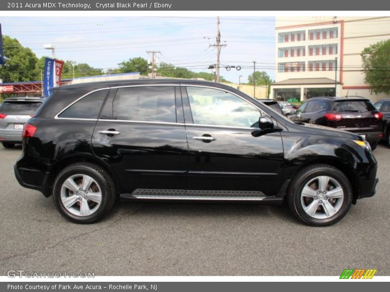 Crystal Black Pearl / Ebony 2011 Acura MDX Technology