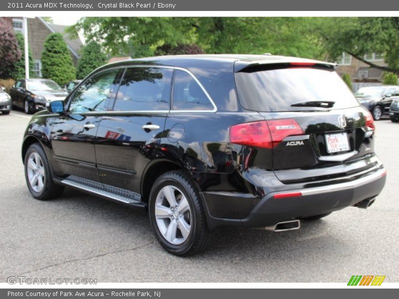 Crystal Black Pearl / Ebony 2011 Acura MDX Technology