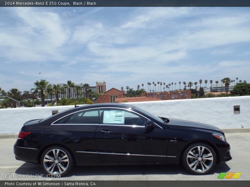 Black / Black 2014 Mercedes-Benz E 350 Coupe