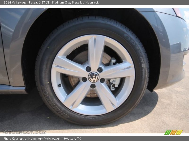 Platinum Gray Metallic / Moonrock 2014 Volkswagen Passat 1.8T SE