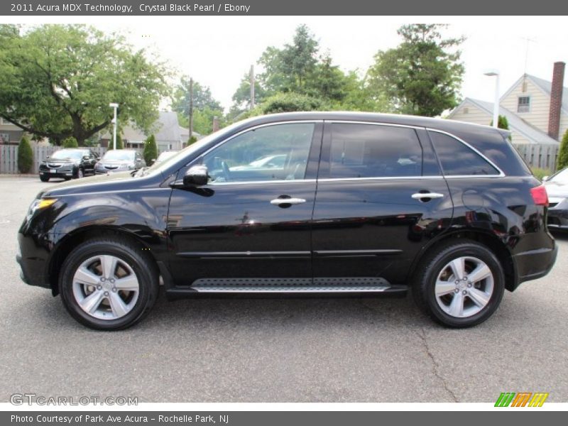 Crystal Black Pearl / Ebony 2011 Acura MDX Technology