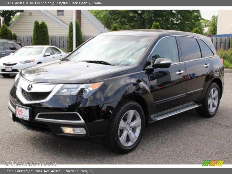 Crystal Black Pearl / Ebony 2011 Acura MDX Technology