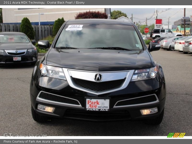 Crystal Black Pearl / Ebony 2011 Acura MDX Technology